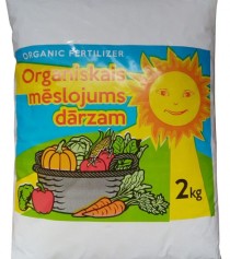 Organinės trąšos su žuvų miltais ir jūros dumbliais, 2 kg