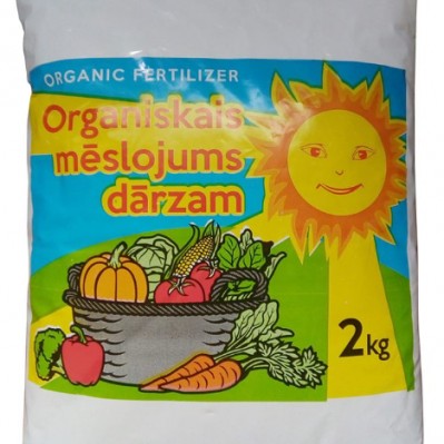 Organinės trąšos su žuvų miltais ir jūros dumbliais, 2 kg
