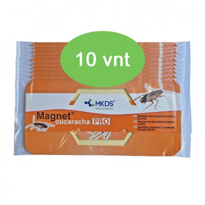 MAGNET cucaracha PRO lipni monitoringo gaudyklė tarakonams, MAXI pakuotė