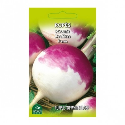 Ropės Purple top white globe