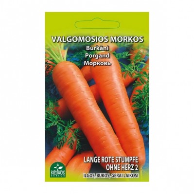 Valgomosios morkos  Lange rote stumpfe ohne herz 2