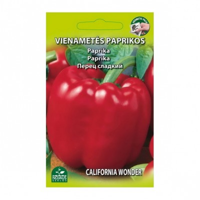 Vienametės paprikos California wonder